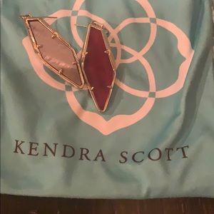 Red and grey Kendra Scott